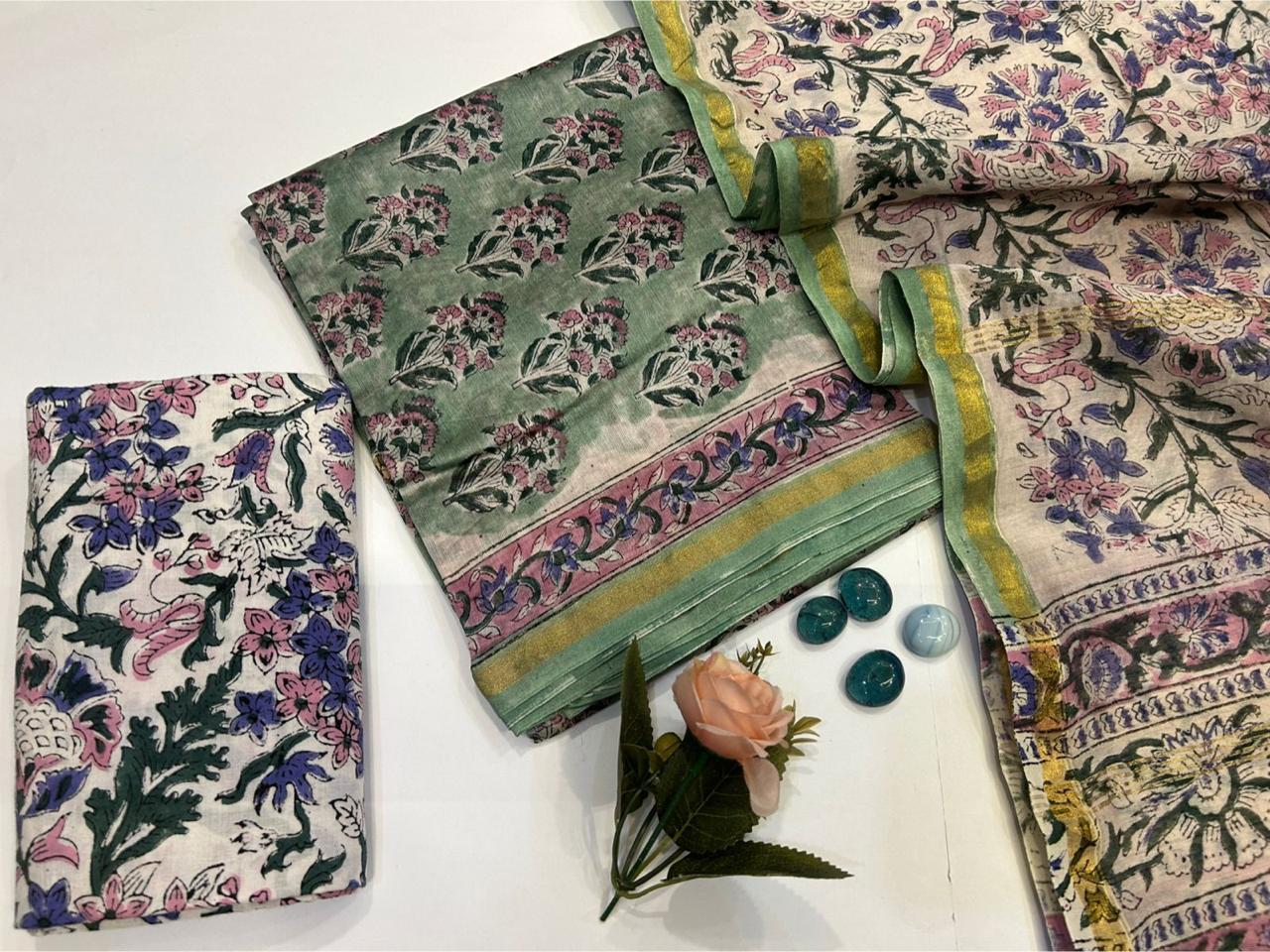 Meera Mélange – Chanderi Silk Suit Set