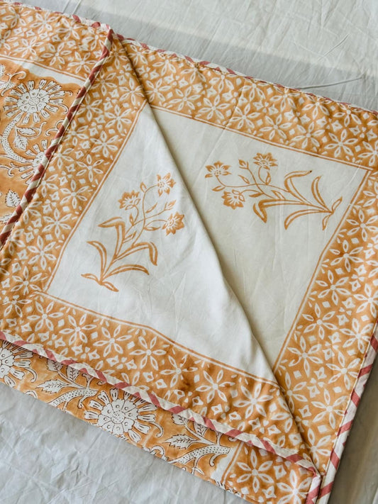 Barfaani Baag – Premium Handblock Printed King Size Dohar