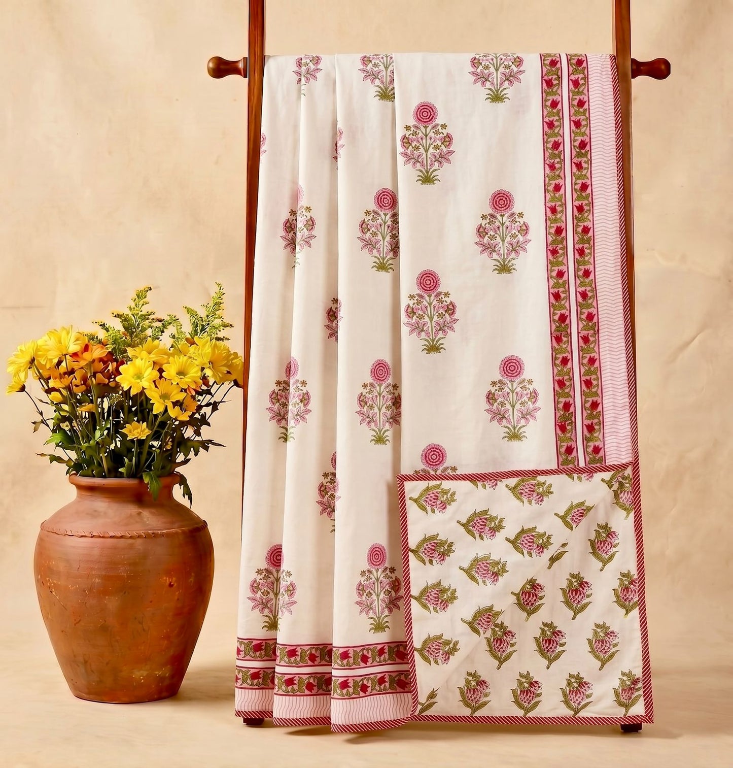 Bagh Jaal - Premium Handblock Printed King Size Dohar