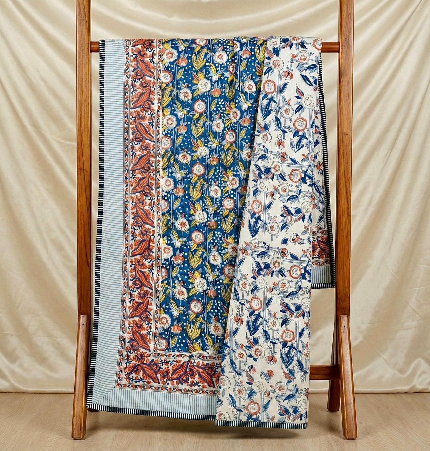Sutradhar Spread – Premium Handblock Printed King Size Dohar