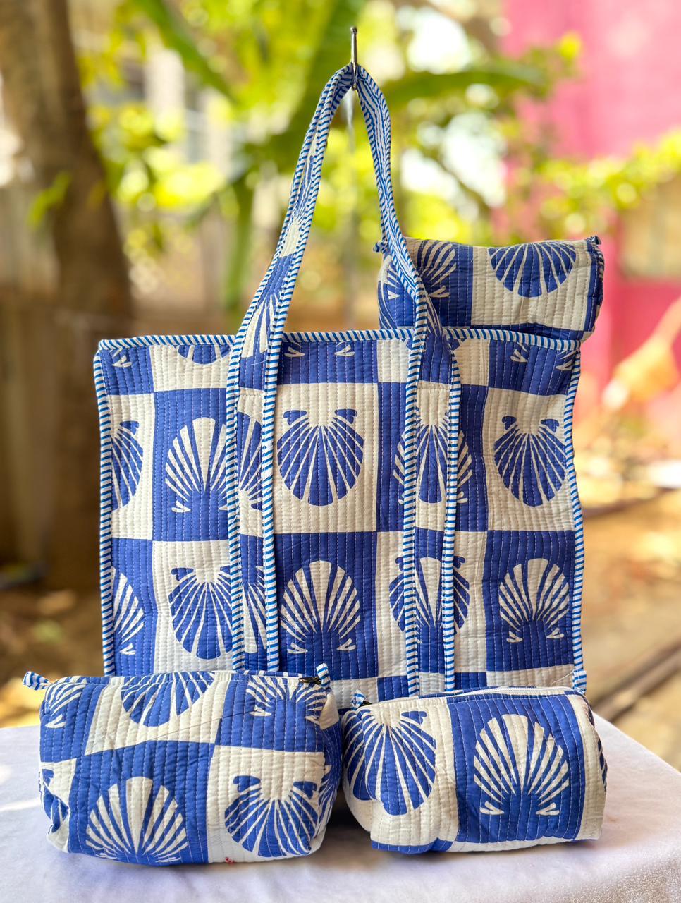 Zafri Bag - Quilted Tote Bag Set