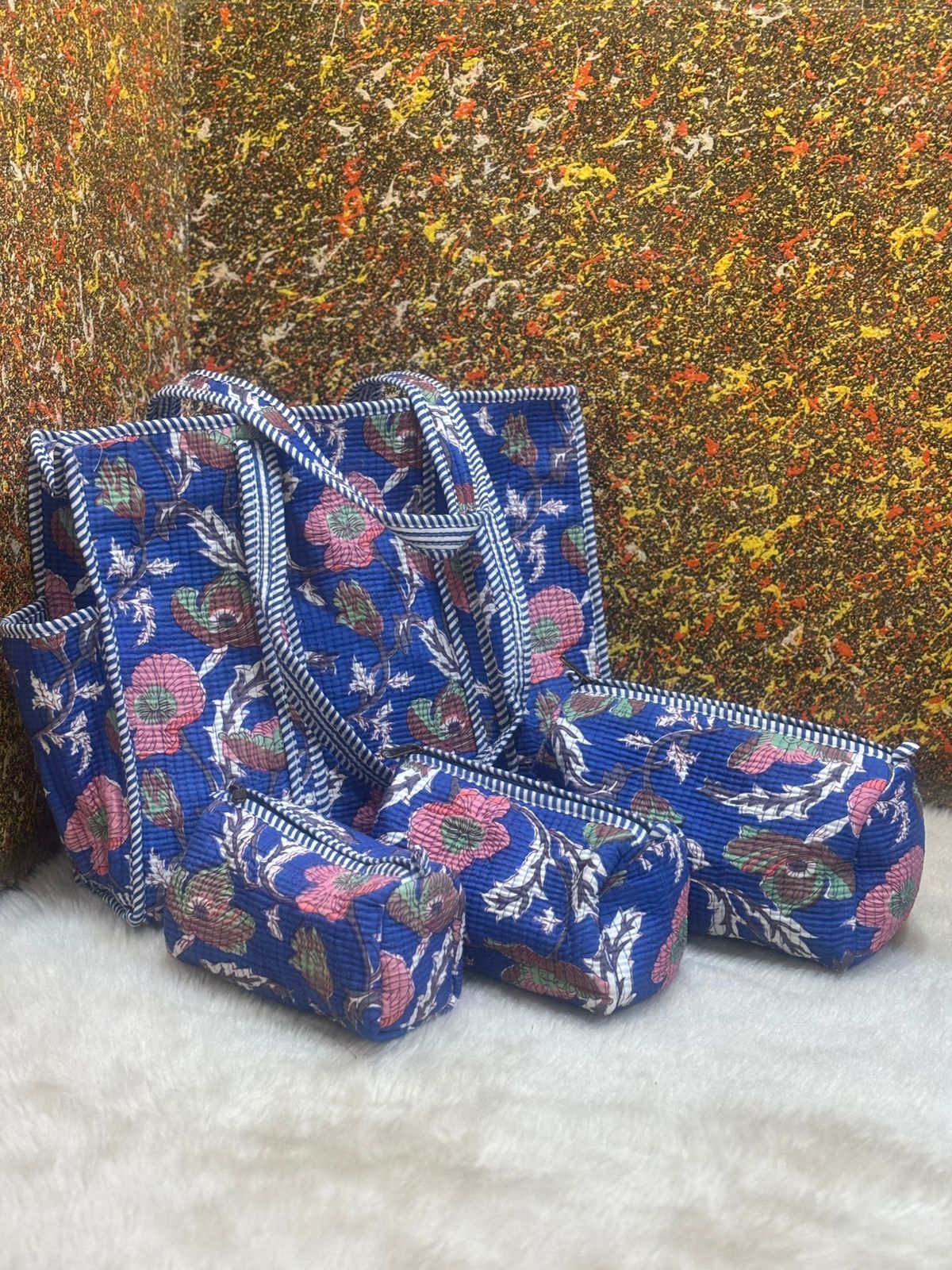 Blubaghicha - Quilted Tote Bag Set