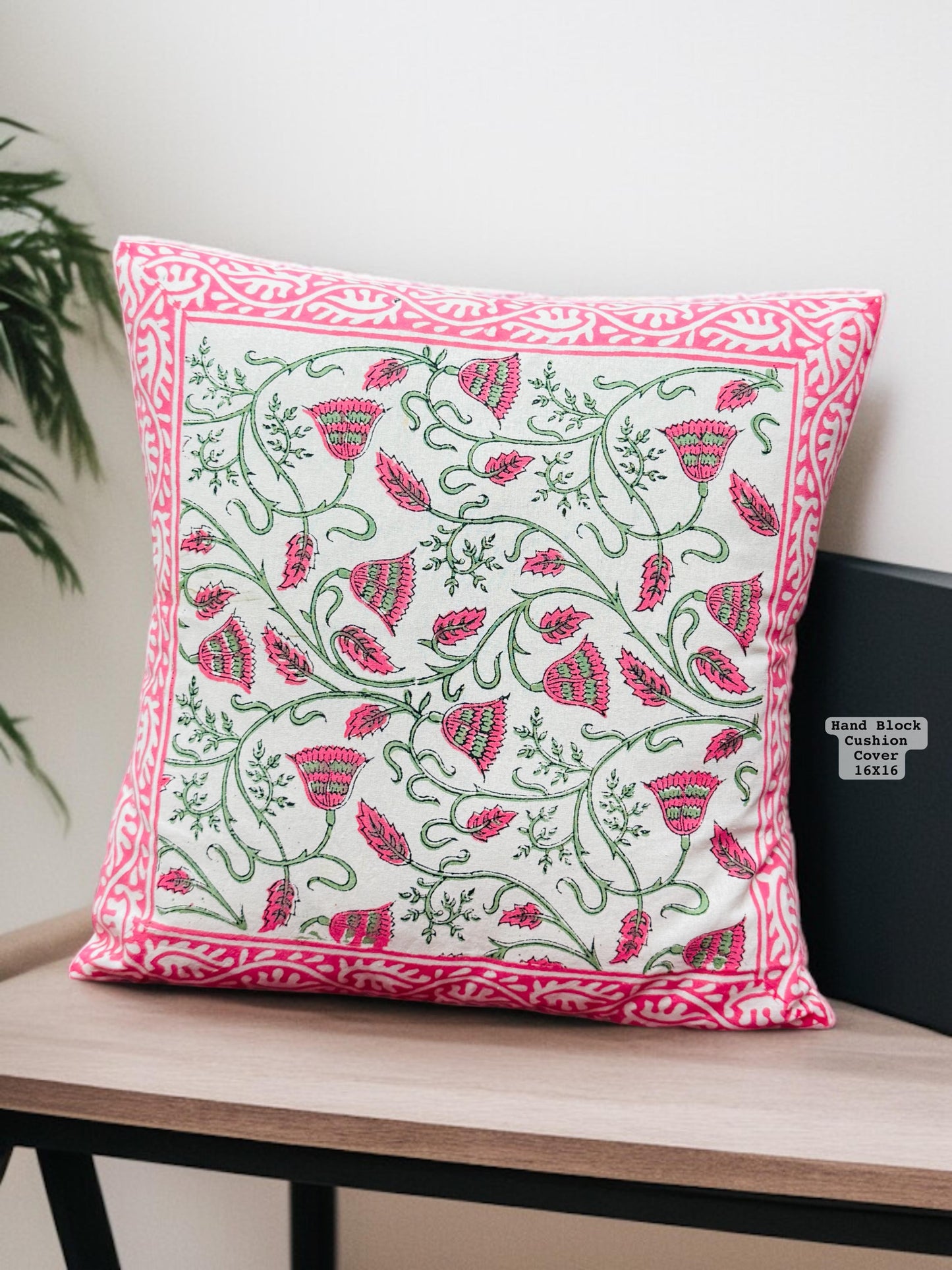 Jennfa - Handblock Printed Cushion Cover Set
