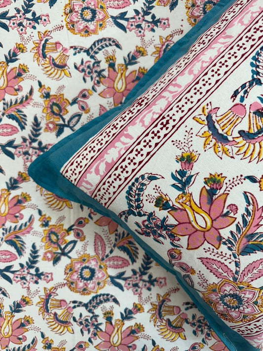 Baagh E Bahar Double Bedsheet 90x108