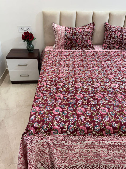 Gulabi Double Bedsheet 90x108
