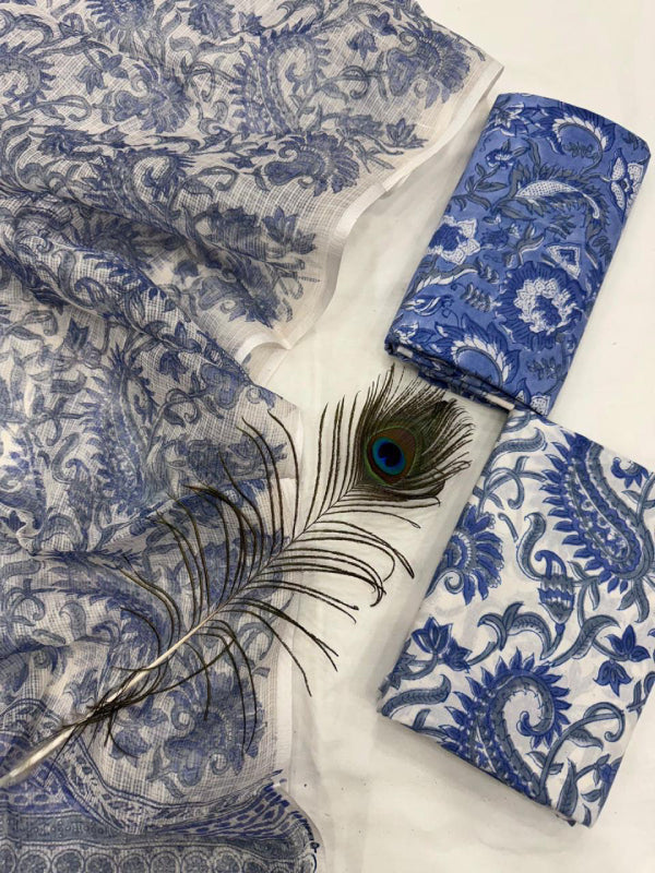 Cotton Suit with Kota Doriya Dupatta