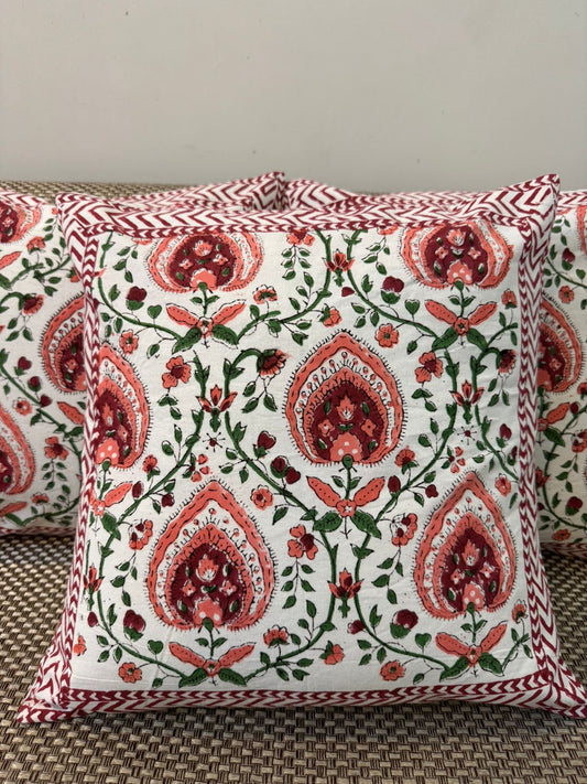ChhaapCush – Handblock Printed Cushion Cover Set