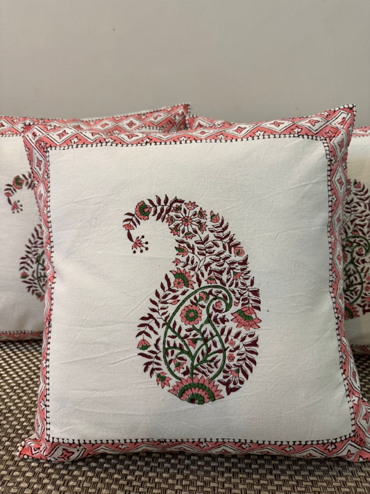 BlockBliss – Handblock Printed Cushion Cover Set
