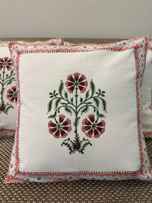 PhoolPatta Cushions – Handblock Printed Cushion Cover Set