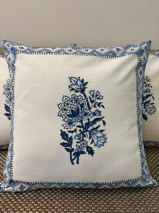 RangRez Rest – Handblock Printed Cushion Cover Set