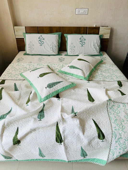 Gulbaan – Handblock Printed Double Comforter Set