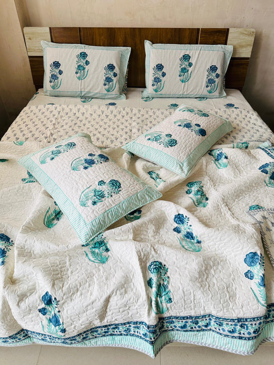 Sukun  – Handblock Printed Double Comforter Set