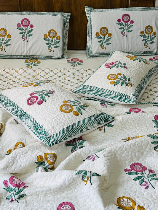 Khaabgah – Handblock Printed Double Comforter Set