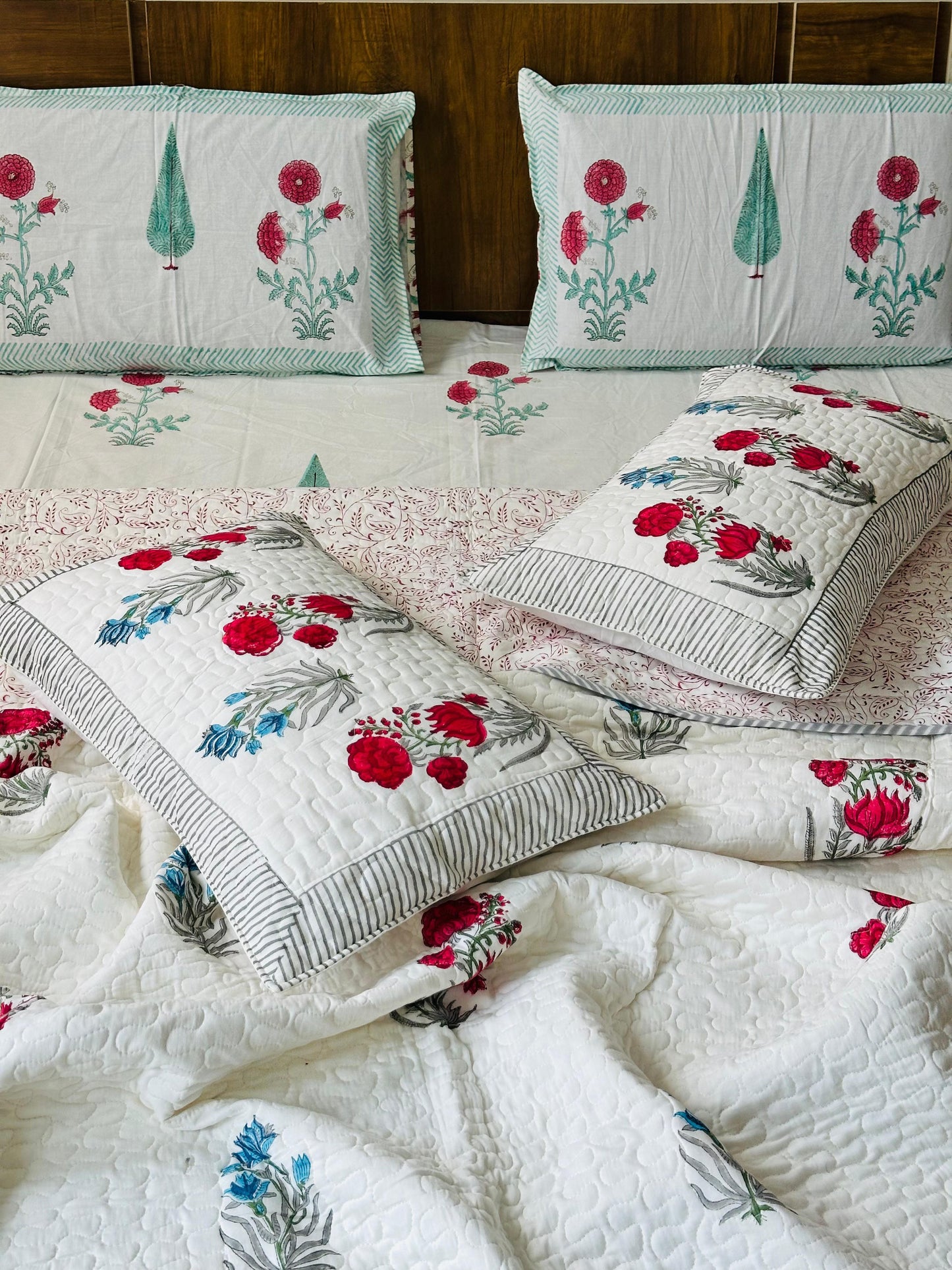 Rangrez – Handblock Printed Double Comforter Set