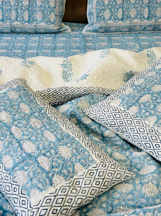 Chaand Saaya – Handblock Printed Double Comforter Set