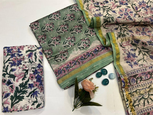 Meera Mélange – Chanderi Silk Suit Set