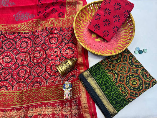 Nazaakat – Chanderi Silk Suit Set
