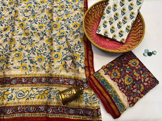 Aangan Aura – Chanderi Silk Suit Set