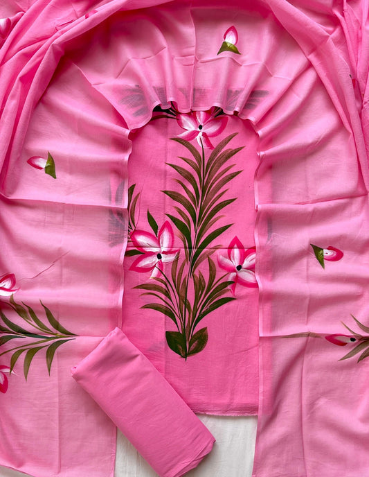 Phulvadi Prints – Handblock Printed Cotton Suit Set with Mulmul Dupatta
