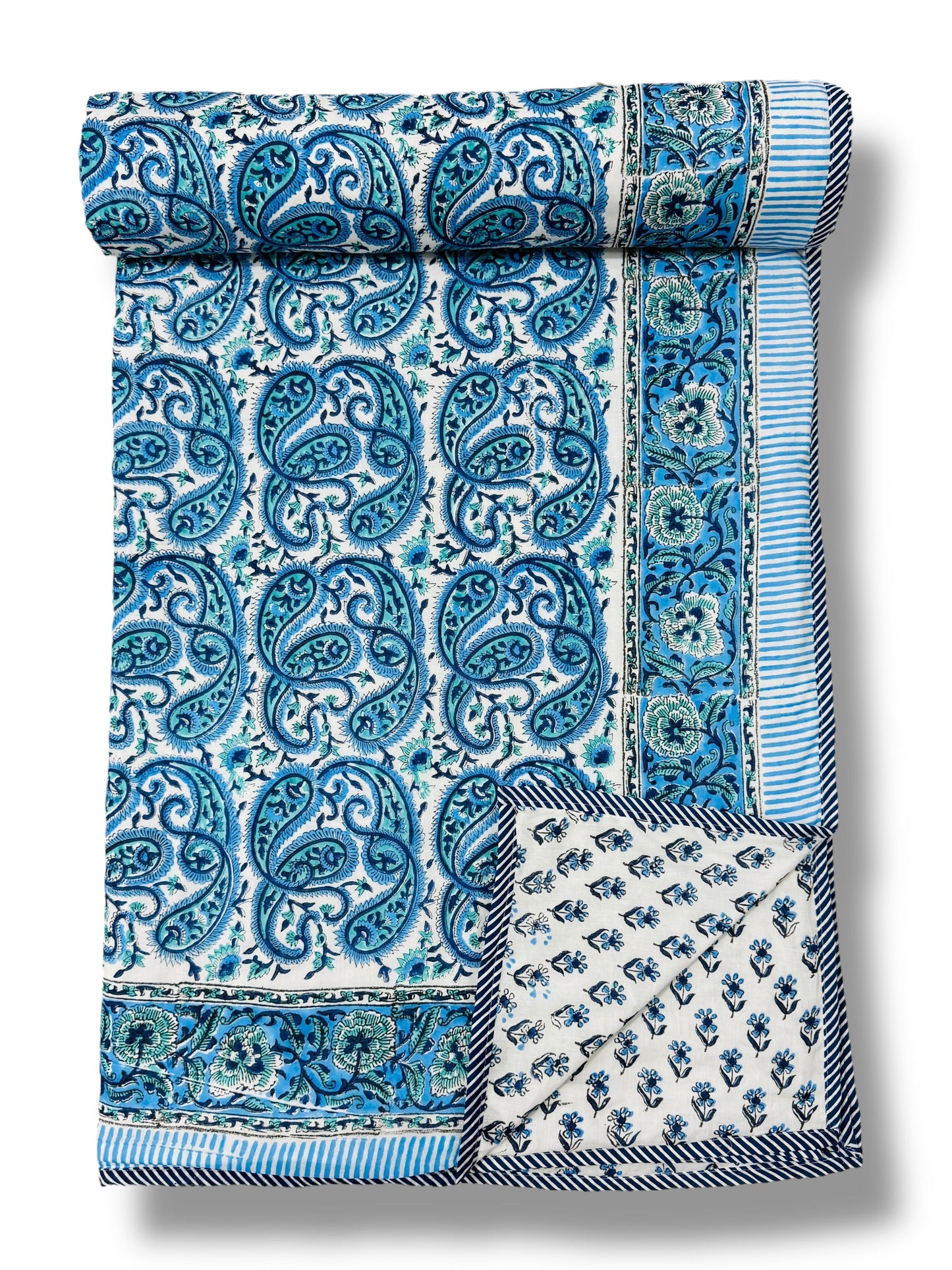 Hawa Mahal Wraps – Premium Handblock Printed King Size Dohar