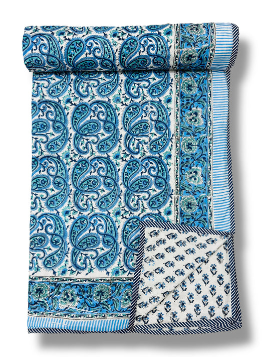 Hawa Mahal Wraps – Premium Handblock Printed King Size Dohar