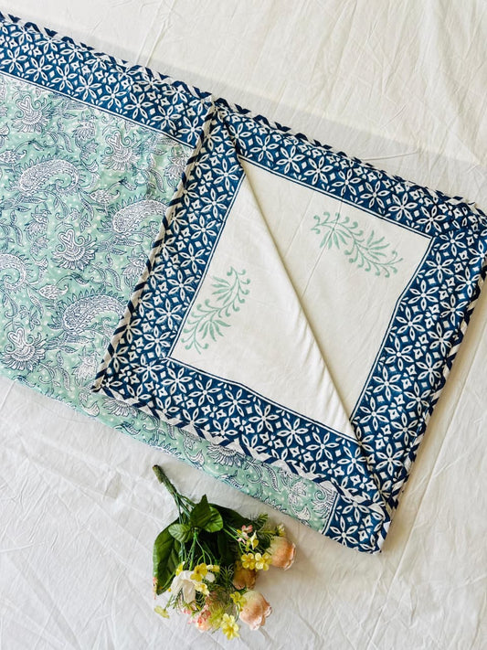 Pan Dohar - Premium Handblock Printed King Size Dohar