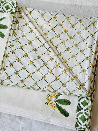 Makmalibagh Dohar - Premium Handblock Printed King Size Dohar