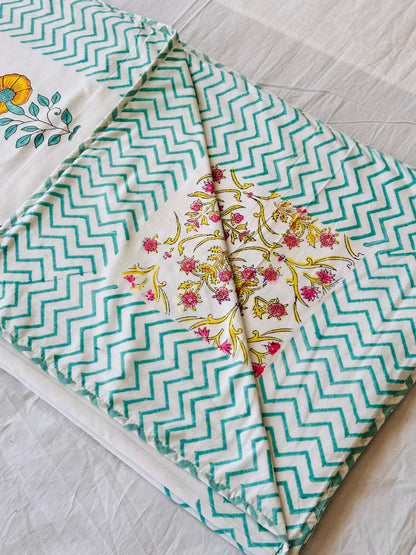 Gulu Dohar - Premium Handblock Printed King Size Dohar