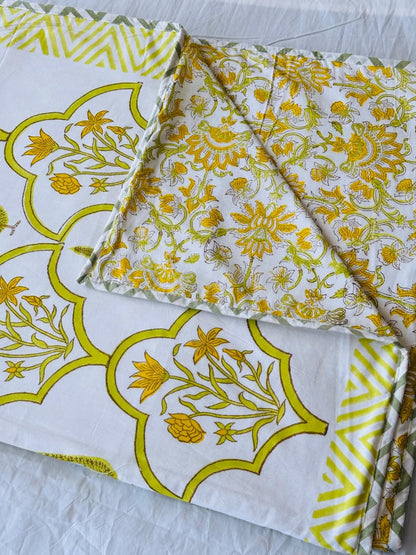 Baghicha Dohar - Premium Handblock Printed King Size Dohar