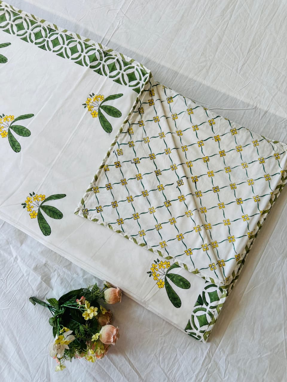 Makmalibagh Dohar - Premium Handblock Printed King Size Dohar
