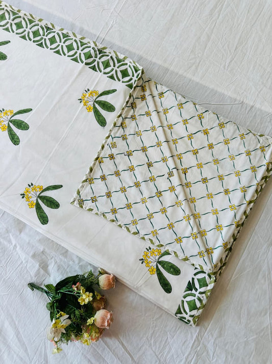 Makmalibagh Dohar - Premium Handblock Printed King Size Dohar