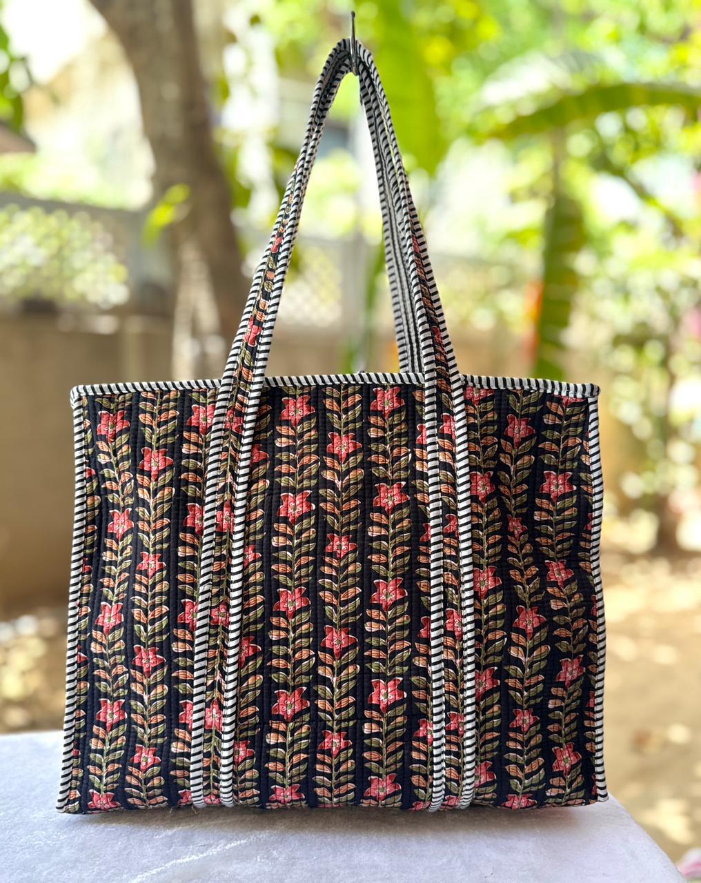Gulabvillas - Quilted Tote Bag