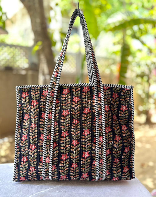 Gulabvillas - Quilted Tote Bag
