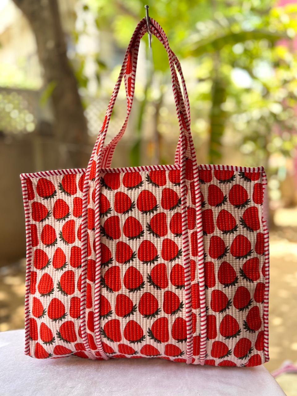 Vails - Quilted Tote Bag