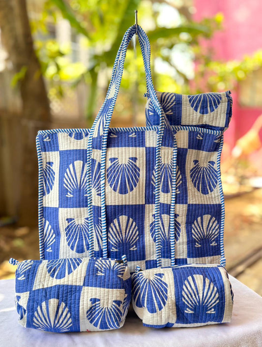 Zafri Bag - Quilted Tote Bag Set