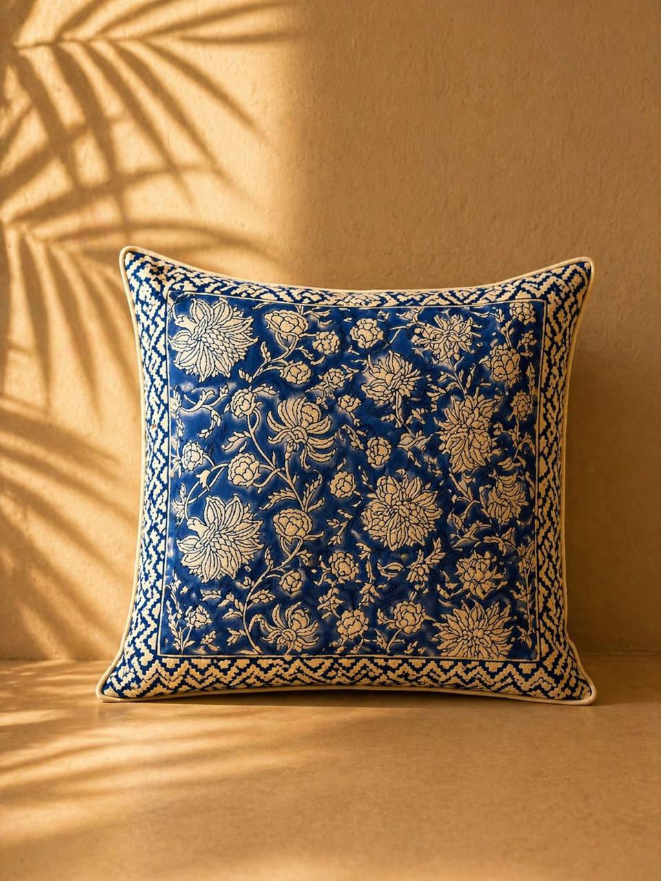 Zayn - Handblock Printed Cushion Cover Set