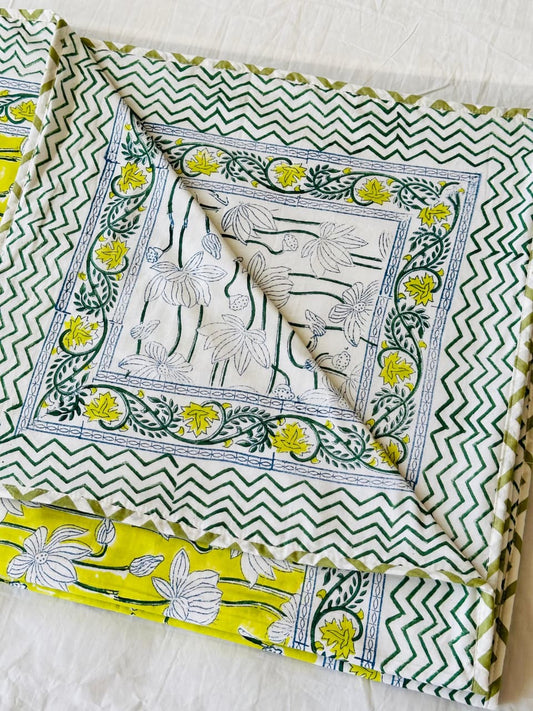 Yellobagh - Premium Handblock Printed King Size Dohar