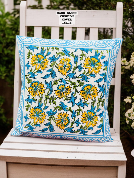 Stark - Handblock Printed Cushion Cover Set