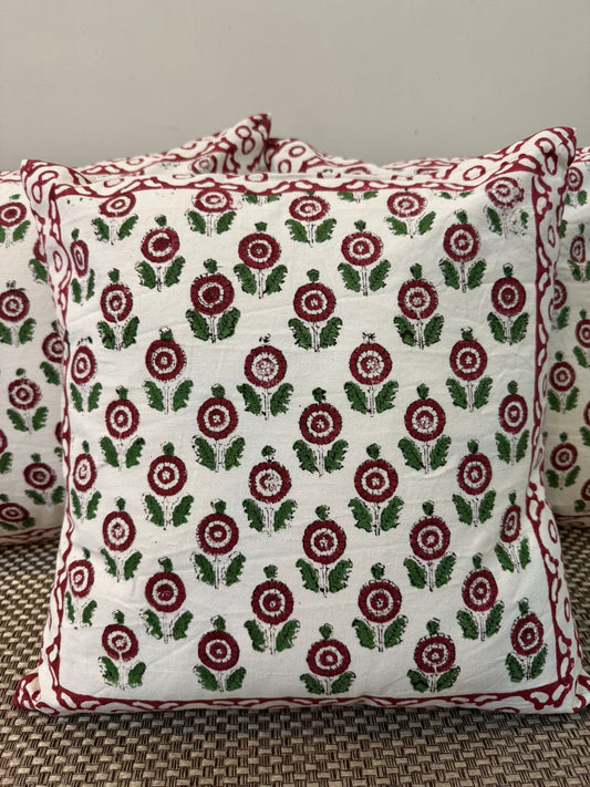 Bailyrest - Handblock Printed Cushion Cover Set