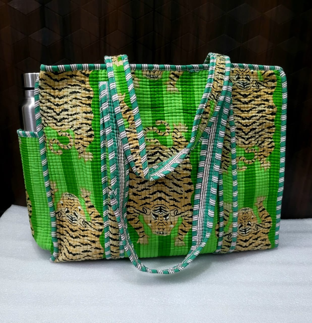 Boond & Bag – Handblock Printed Quilted Tote Bag