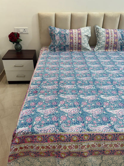 Jhaal Double Bedsheet 90x108