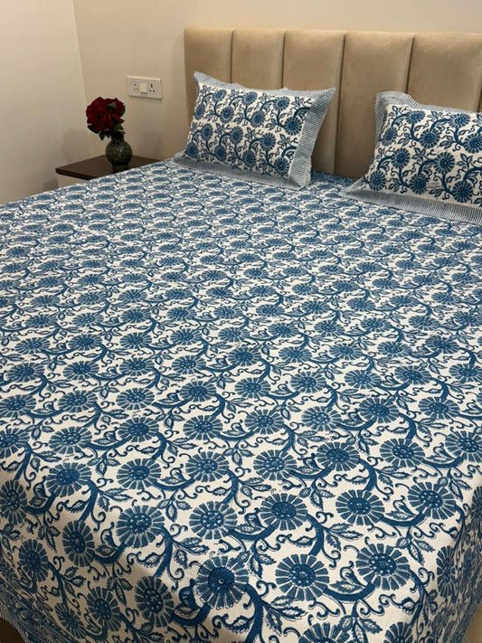 Bloomyblu Double Bedsheet 90x108