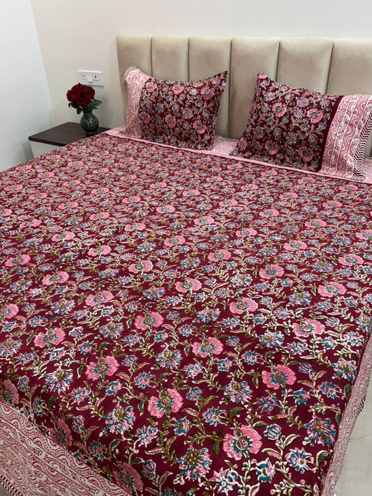 Gulabi Double Bedsheet 90x108