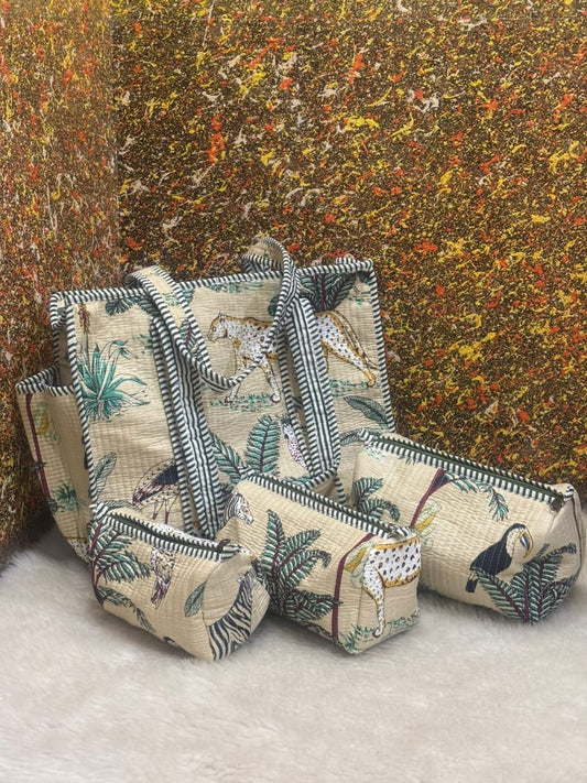 Zafri Bag - Quilted Tote Bag Set