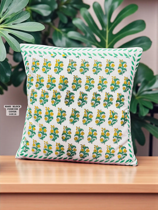 Scar - Handblock Printed Cushion Cover Set