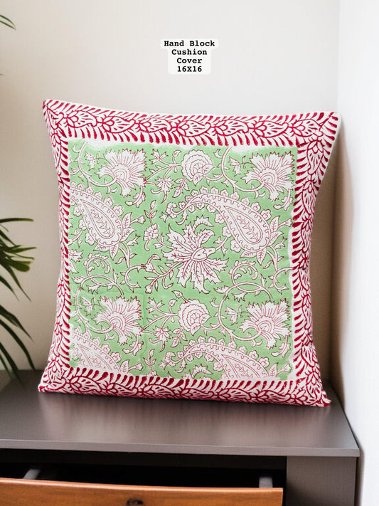 Rafuz - Handblock Printed Cushion Cover Set
