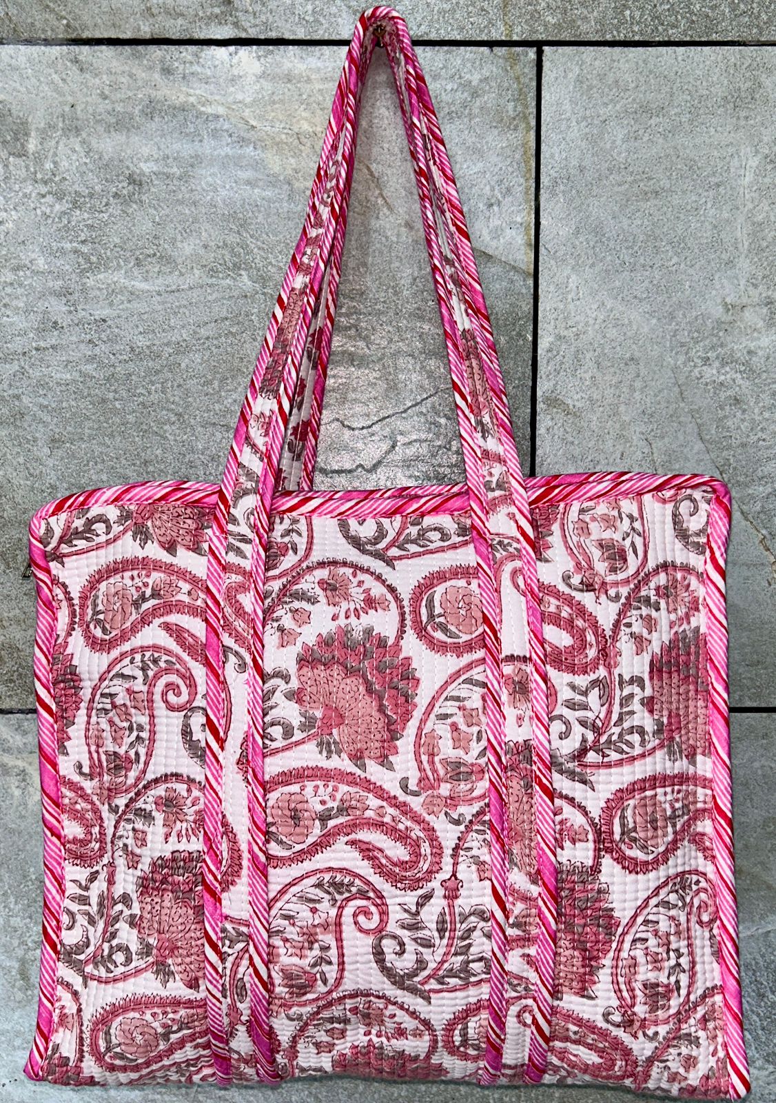 Scarlet - Quilted Tote Bag