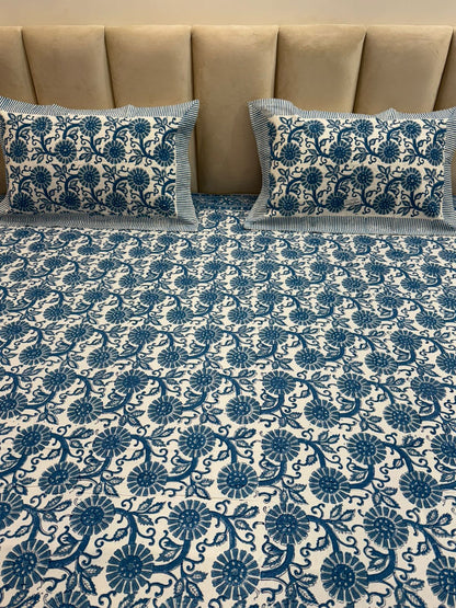 Bloomyblu Double Bedsheet 90x108