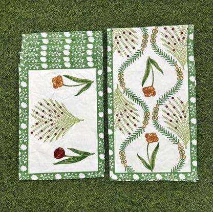 Maze - Handblock Printed 6-Seater Dining Table Set