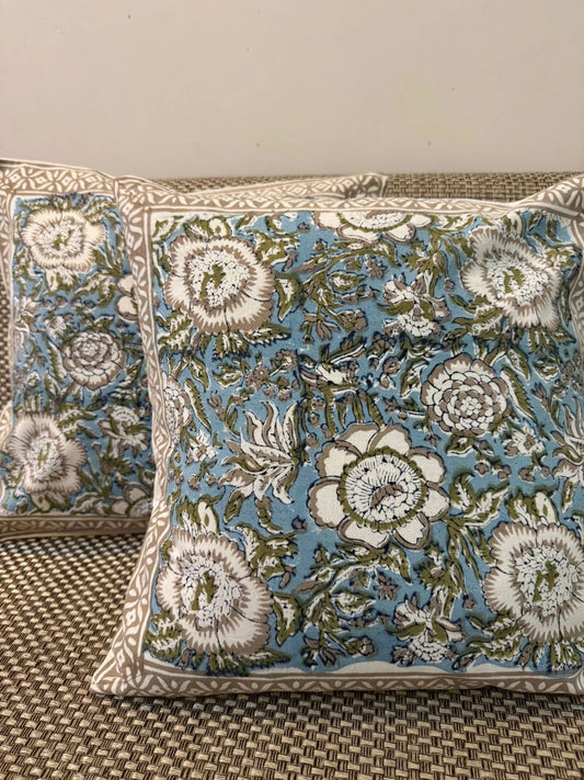 Hawarest - Handblock Printed Cushion Cover Set